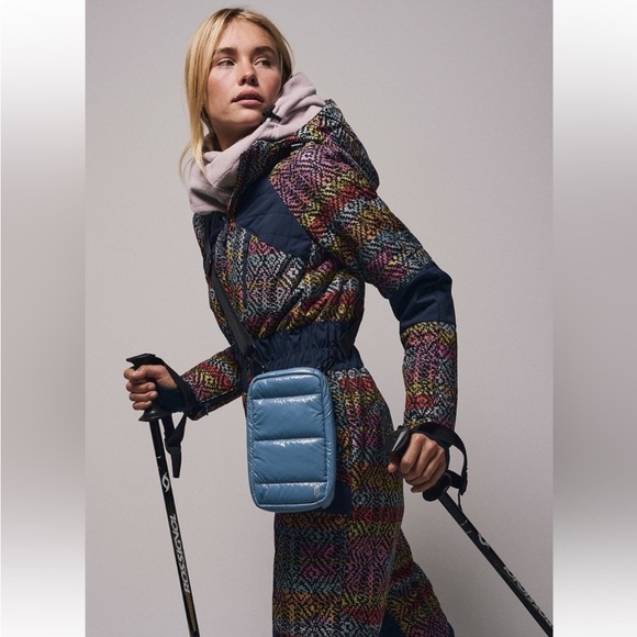 Free People All Prepped Jacquard Ski-Suit Size Large NWT - Picture 2 of 16